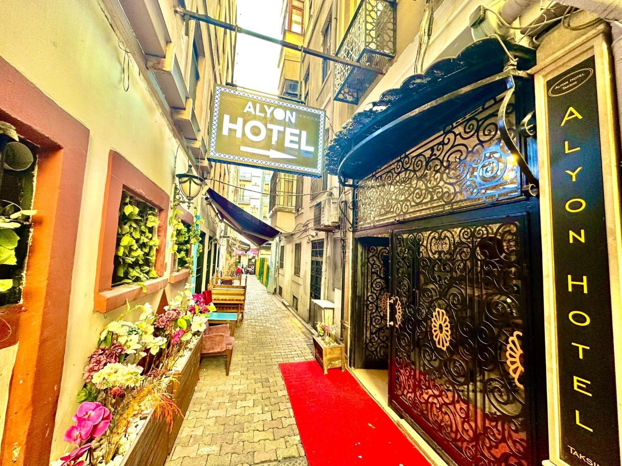 Alyon Hotel Taksim Isztambul Kültér fotó
